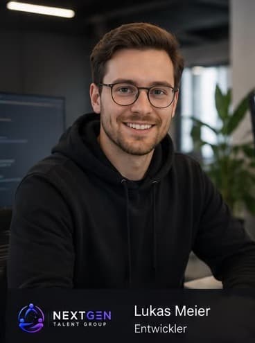 Lukas Meier, Entwickler bei NextGen Talent Group